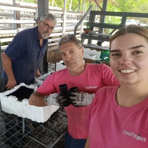 Volunteers At Weekly Grower Groups